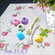 Table cloth cross stitch kit